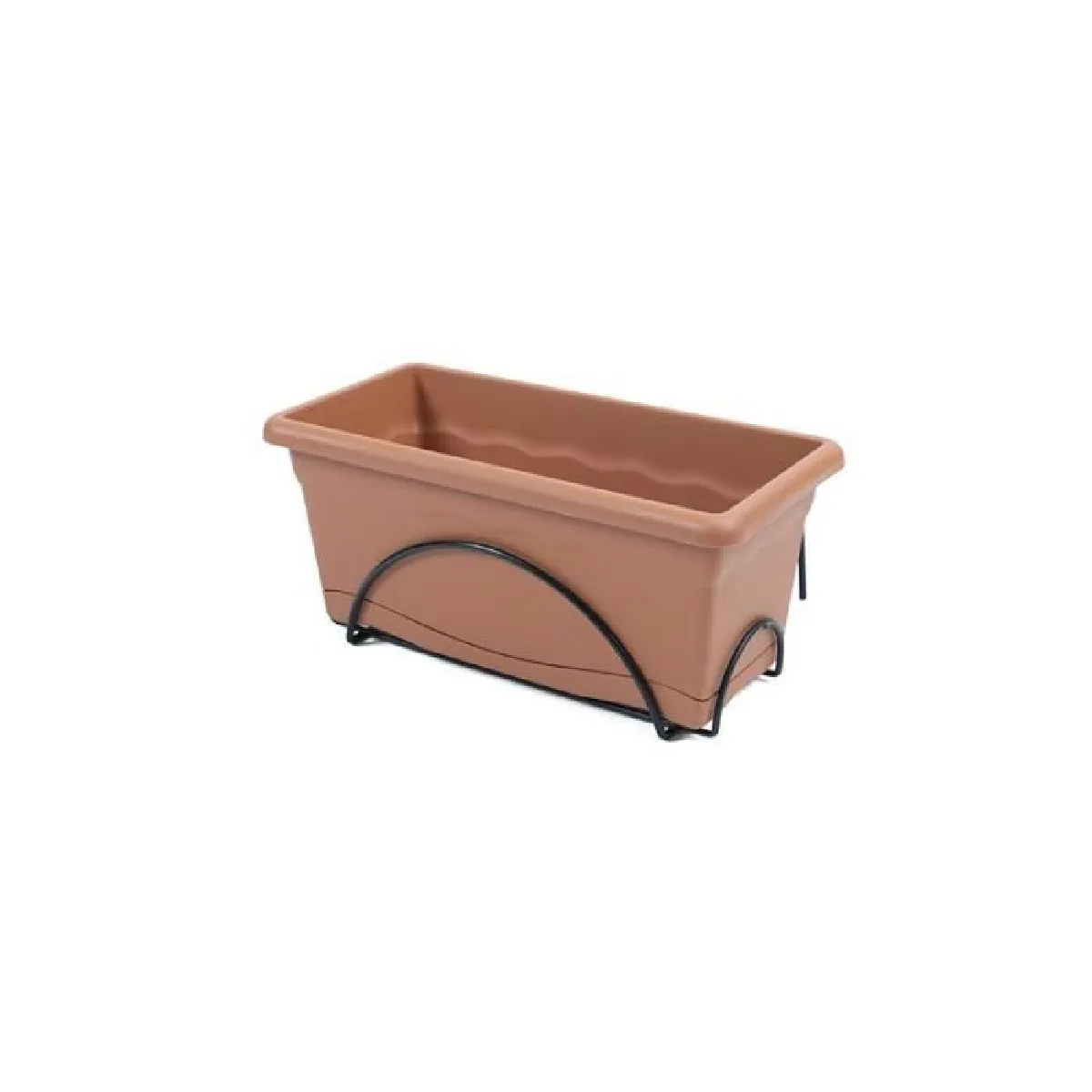 PLASTIKEN Jardinière rectangulaire Ø 100 X 44 cm Terracotta