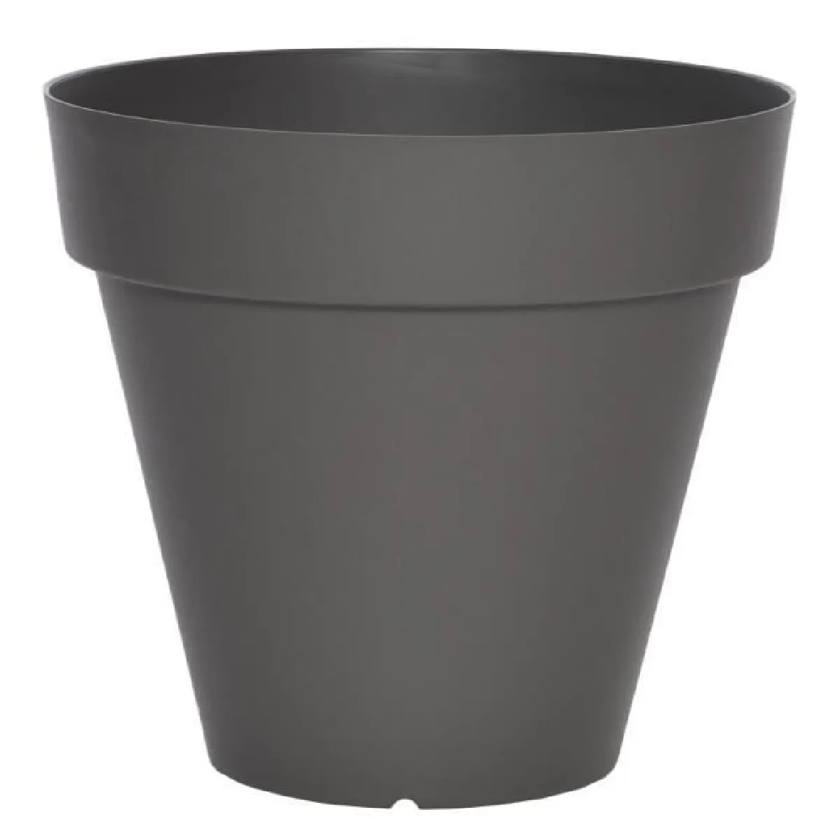 Non Communiqué Gris Riviera Pot De Fleurs Soleilla - Rond - Ø 39,2 X 35,8 Cm - Pailleté - Image 2
