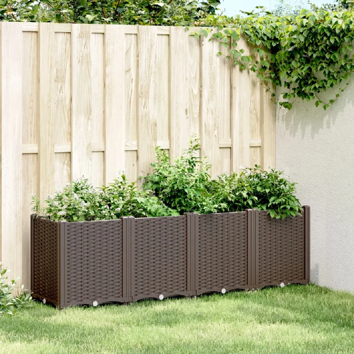 VIDAXL - Jardinière - 160 x 40 x 53 cm - Marron - Image 2