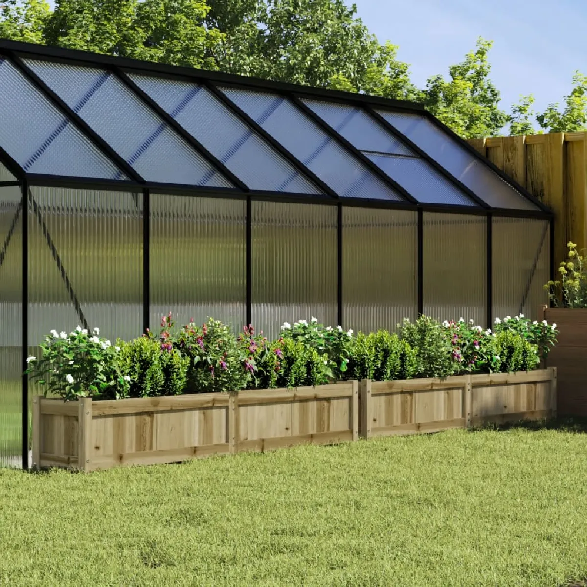 Vidaxl Jardinières Bois De Pin Imprégné 2 Pcs