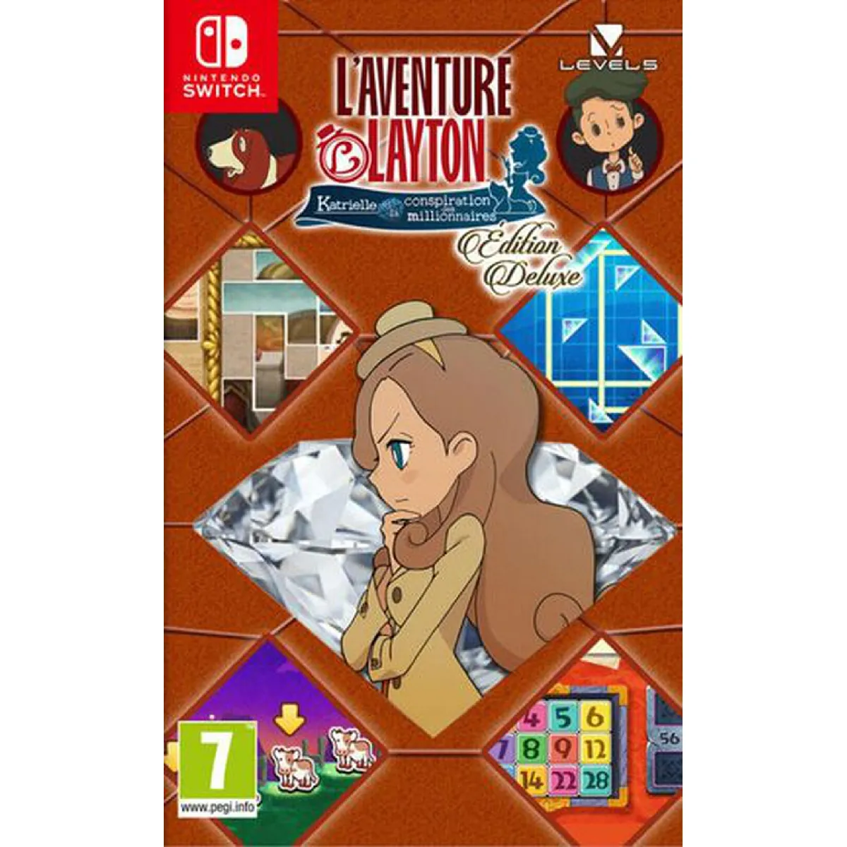 Nintendo 'Aventure LaytonTM : Katrielle et la conspiration des millionnaires Édition Deluxe [video game] - vue 3