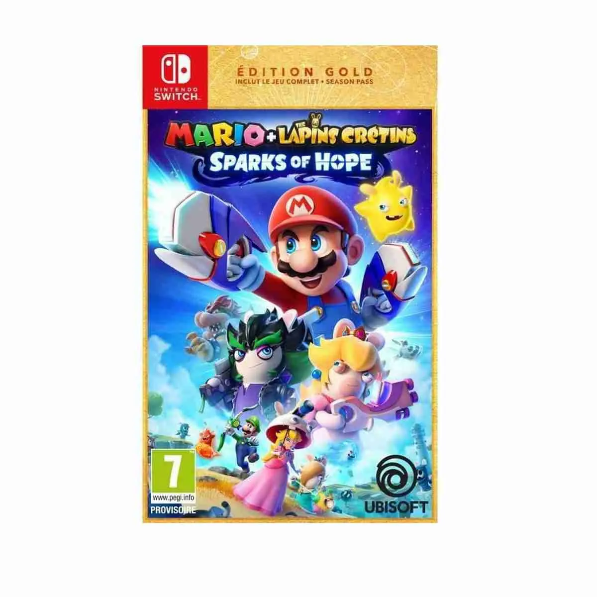 MARIO THE LAPINS CRÉTINS SPARKS OF HOPE GOLD SWITCH - vue 6
