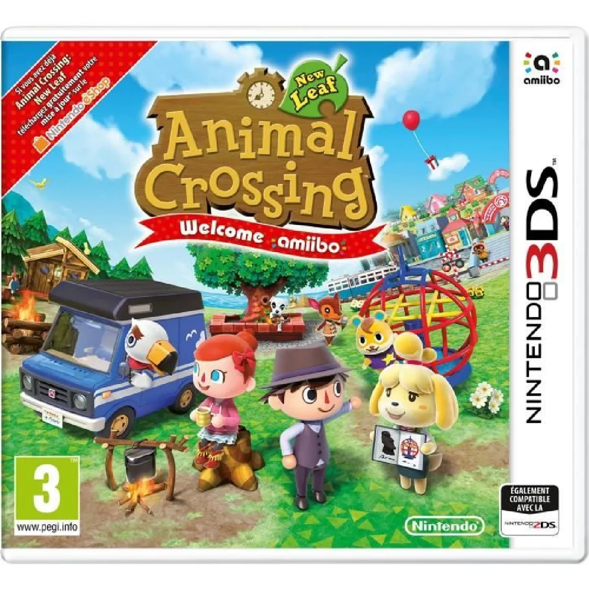 Jeu 3ds Animal Crossing New Leaf Welcome Jeu Nintendo 3DS - vue 2