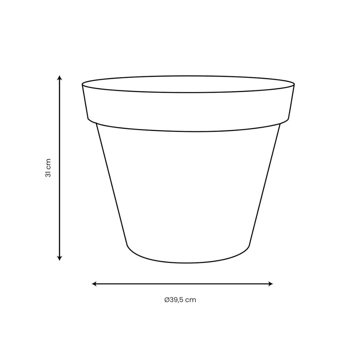 EDA Vase Toscane haut Ø 46 x H 65 cm 67 - vue 7