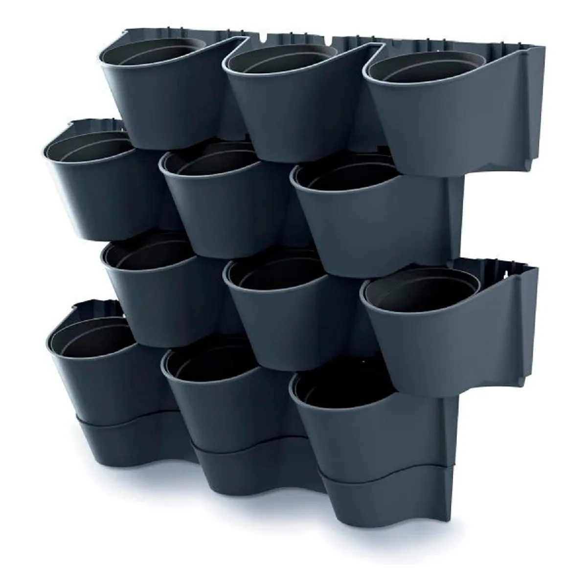 Jardinière + réserve eau GARDEN ID Respect de 50 x 17 cm 100% déchets ménagers 100% recyclable - vue 2