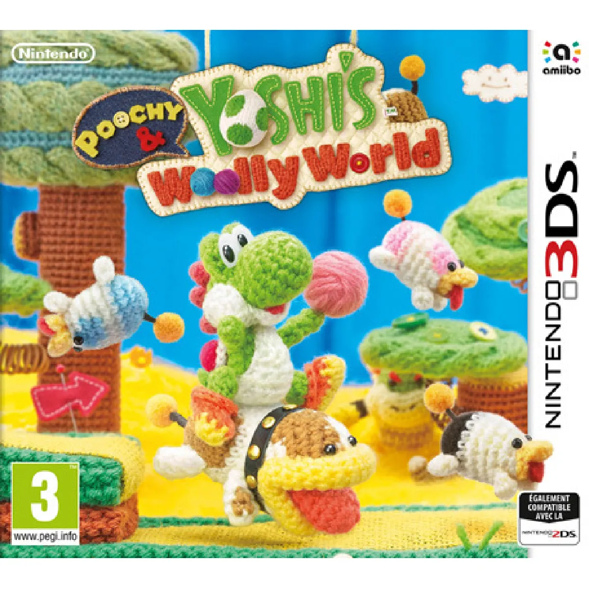 Nintendo Poochy & Yoshi Woolly World - 3DS