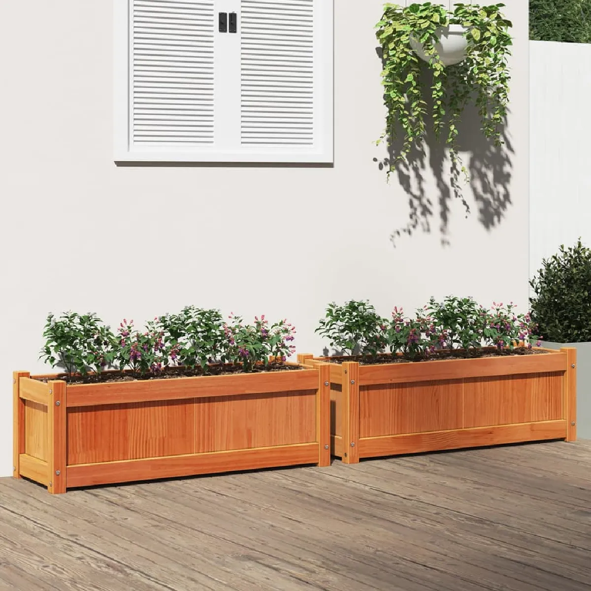 vidaXL Jardinière 2 pcs - vue 2