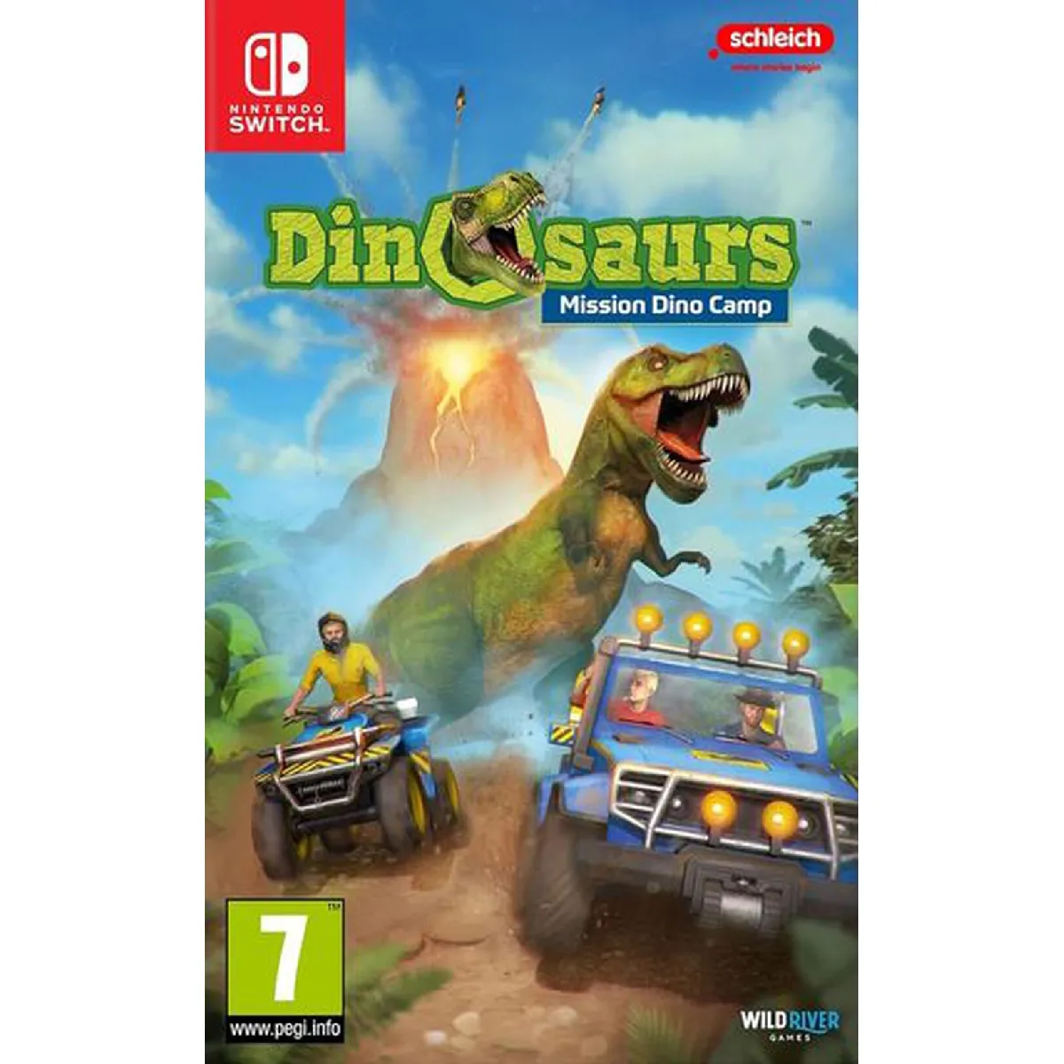 Just For Games Dinosaurs Mission Dino Camp Schleich Nintendo Switch - Neuf - Image 5