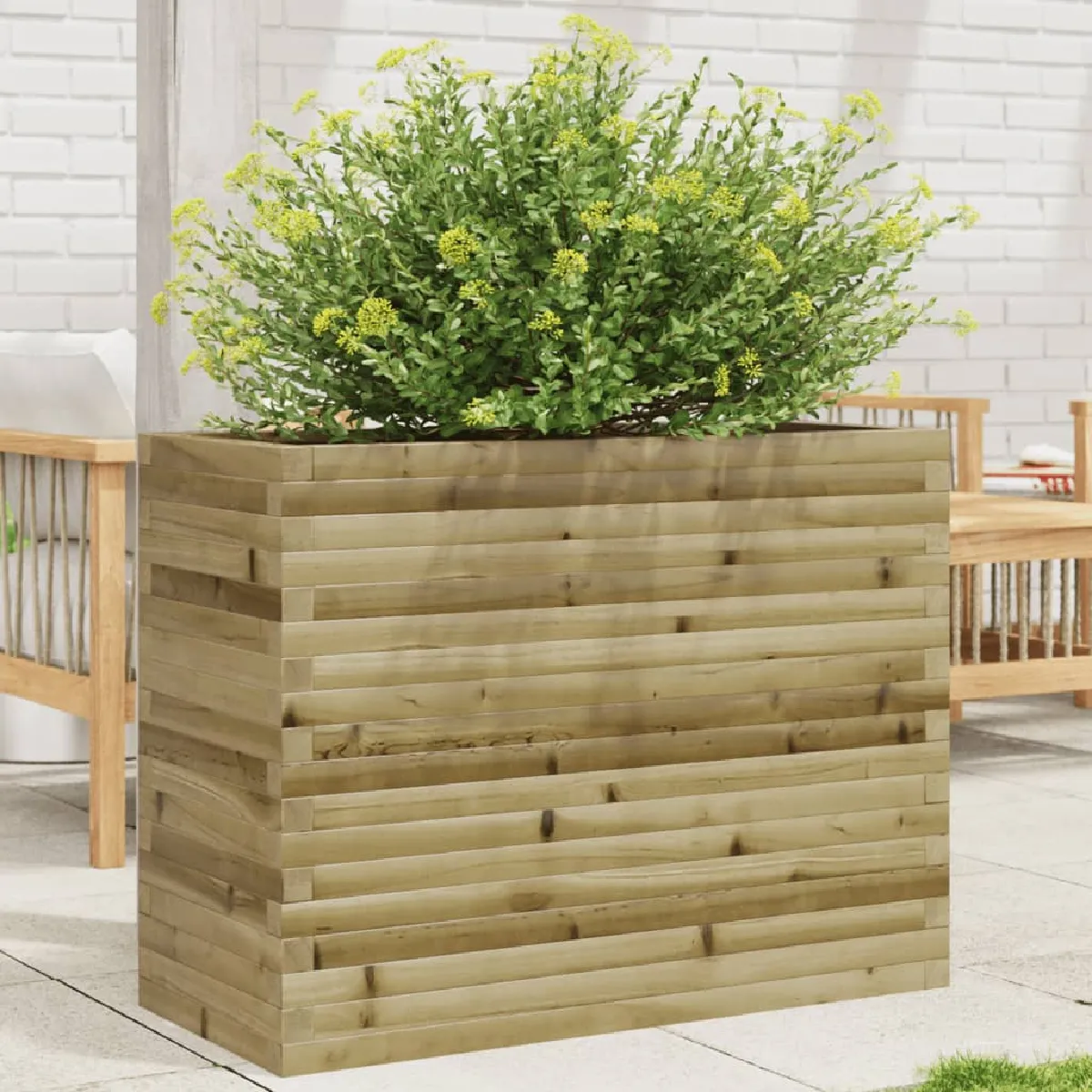 vidaXL Jardinière bois de pin imprégné - vue 5