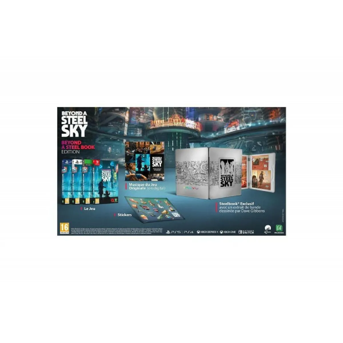 Mdf- Microids Distribution Beyond A Steel Sky Edition Steelbook Xbox Series X - Image 2