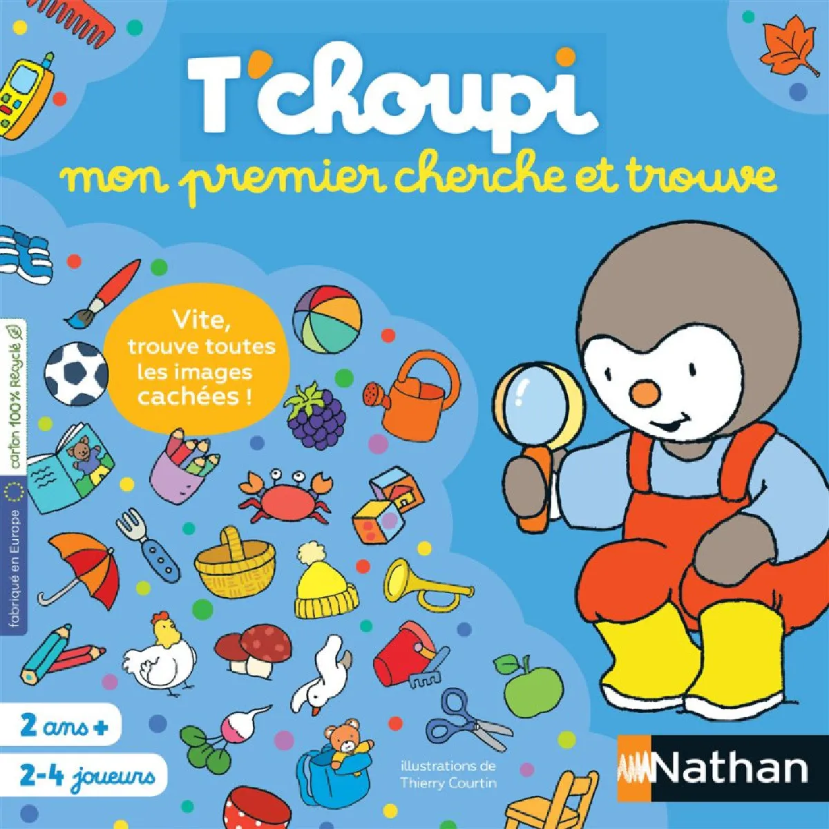 Nathan T'Choupi Mon Premier Cherche et Trouve Jeu de Plateau sois Le Plus Rapide pour retrouve Les Images Jeu d'observation et de rapidité pour Enfant dès - vue 7