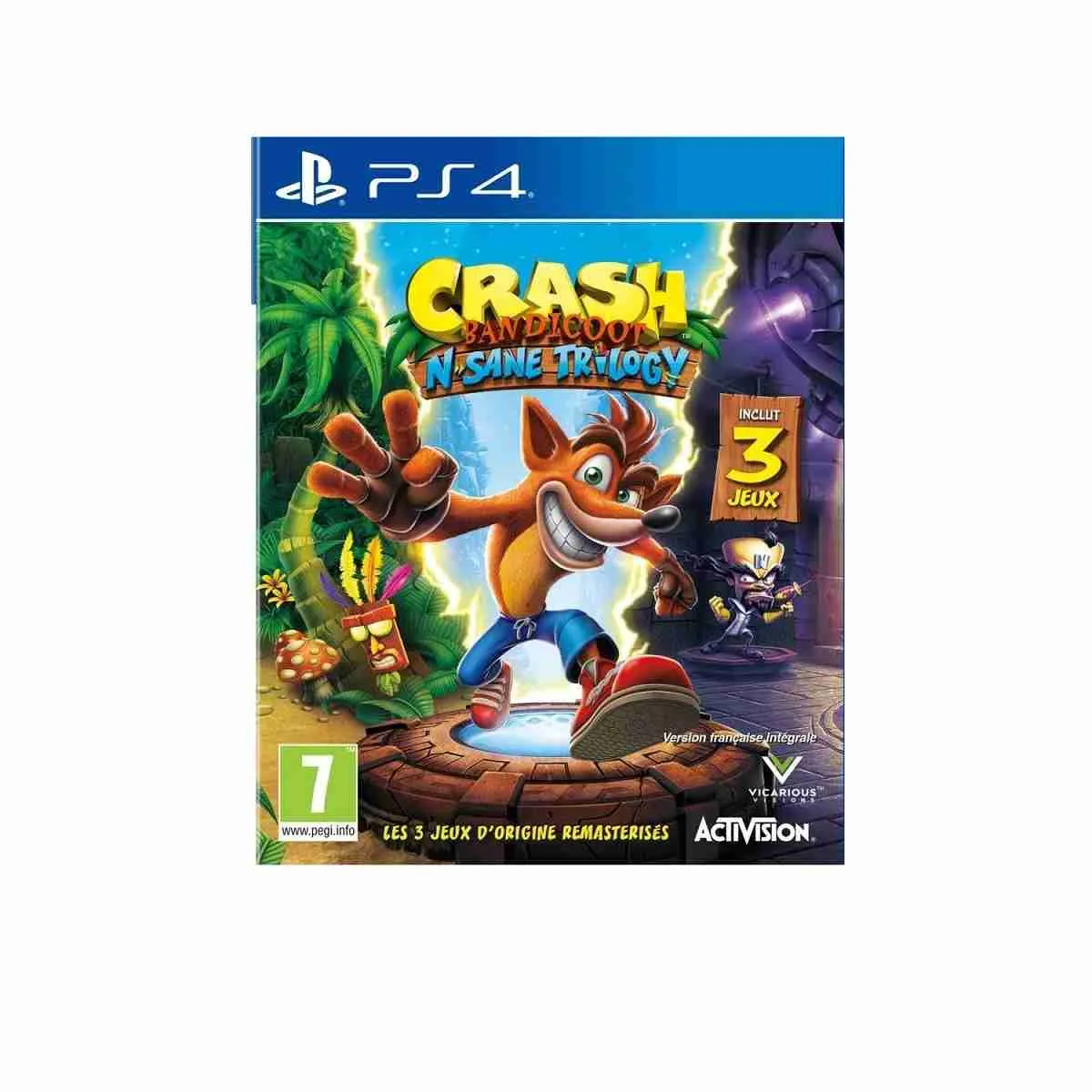 Jeu vidéo Activision Crash Bandicoot N. Sane Trilogy PS4 1 joueur Edition Standard - vue 6