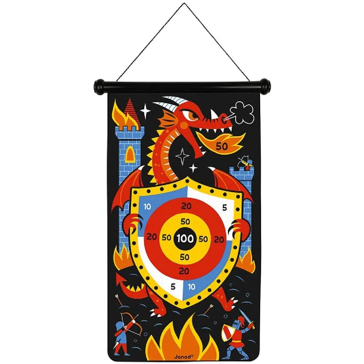 JURATOYS JANOD Jeu de Fl&eacute;chettes Magn&eacute;tiques Dragons - JURATOYS-JANOD