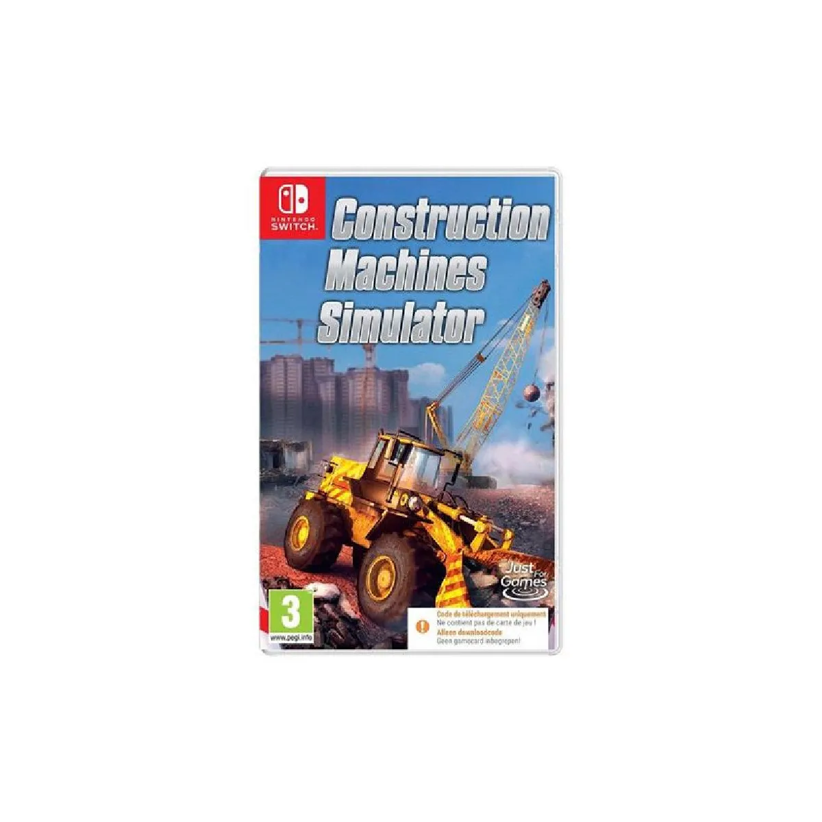 Just For Games Construction Machines Simulator Nintendo Switch [Code De Telechargement] - Neuf - Image 4