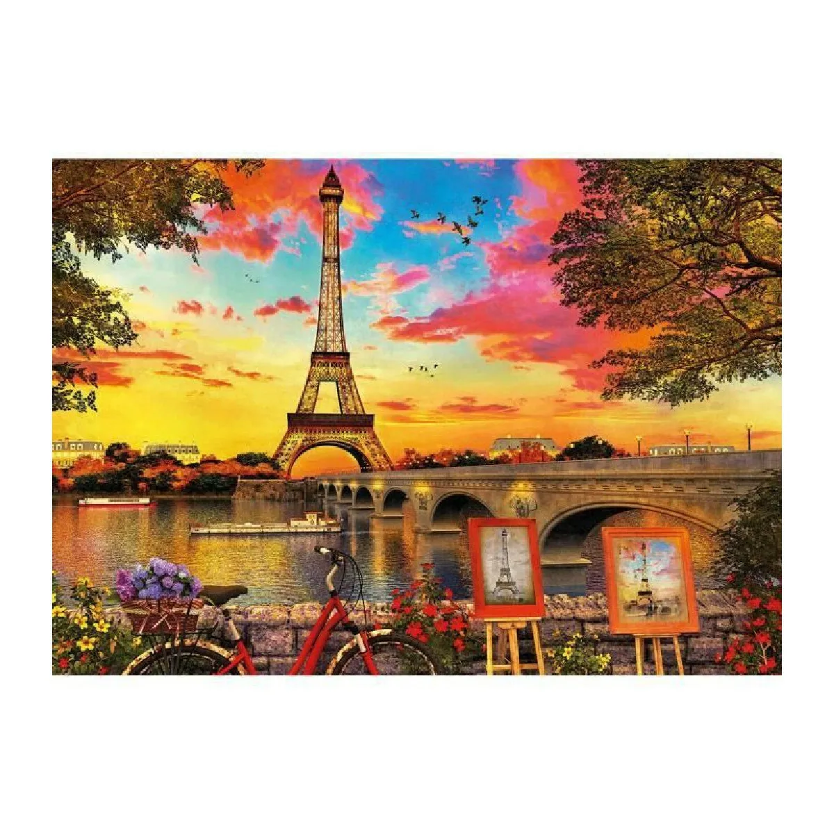 Educa Borras Educa Puzzle 3000 Pièces Paris Au Coucher Du Soleil