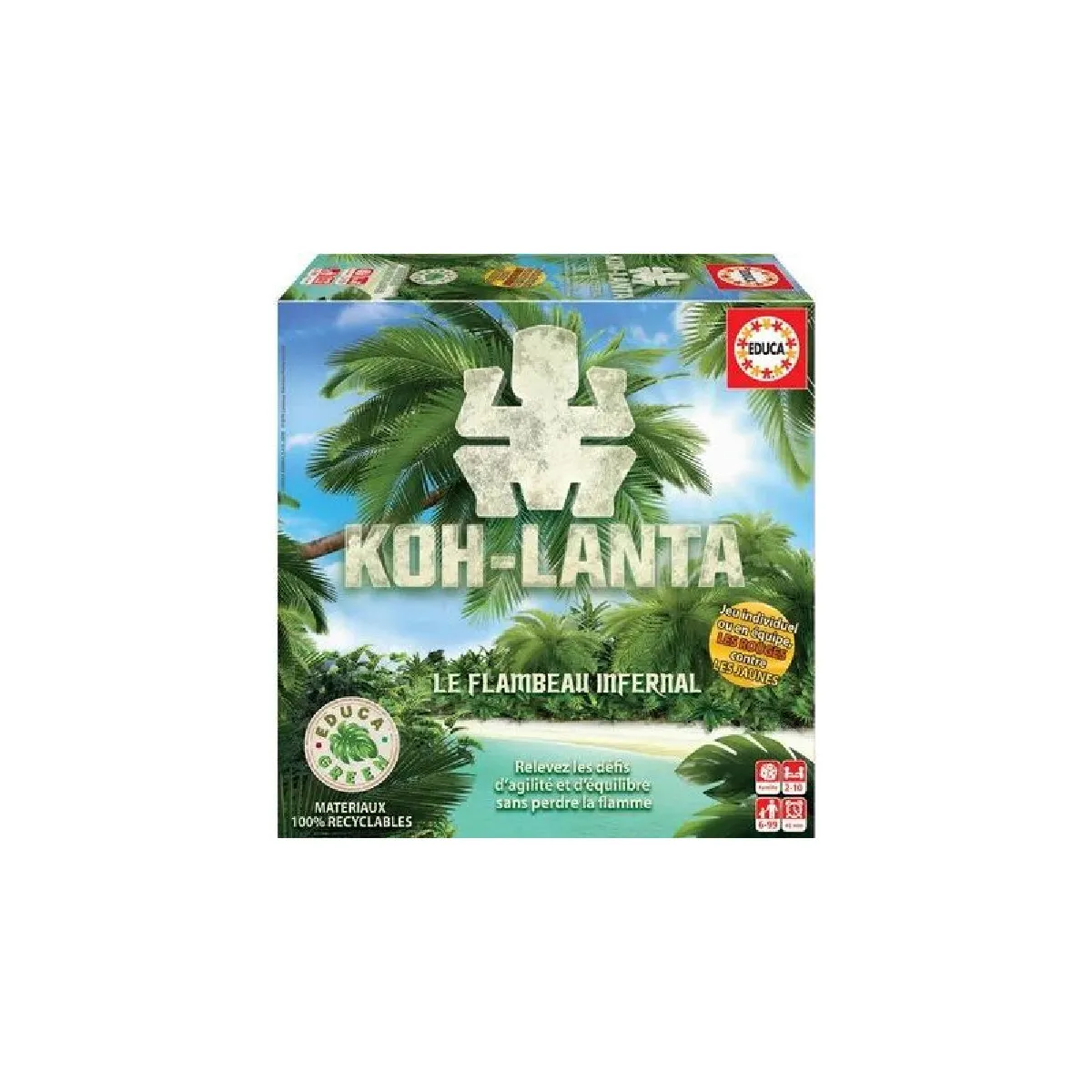 EDUCA BORRAS Koh Lanta Jeu de soci&eacute;t&eacute; - EDUCA