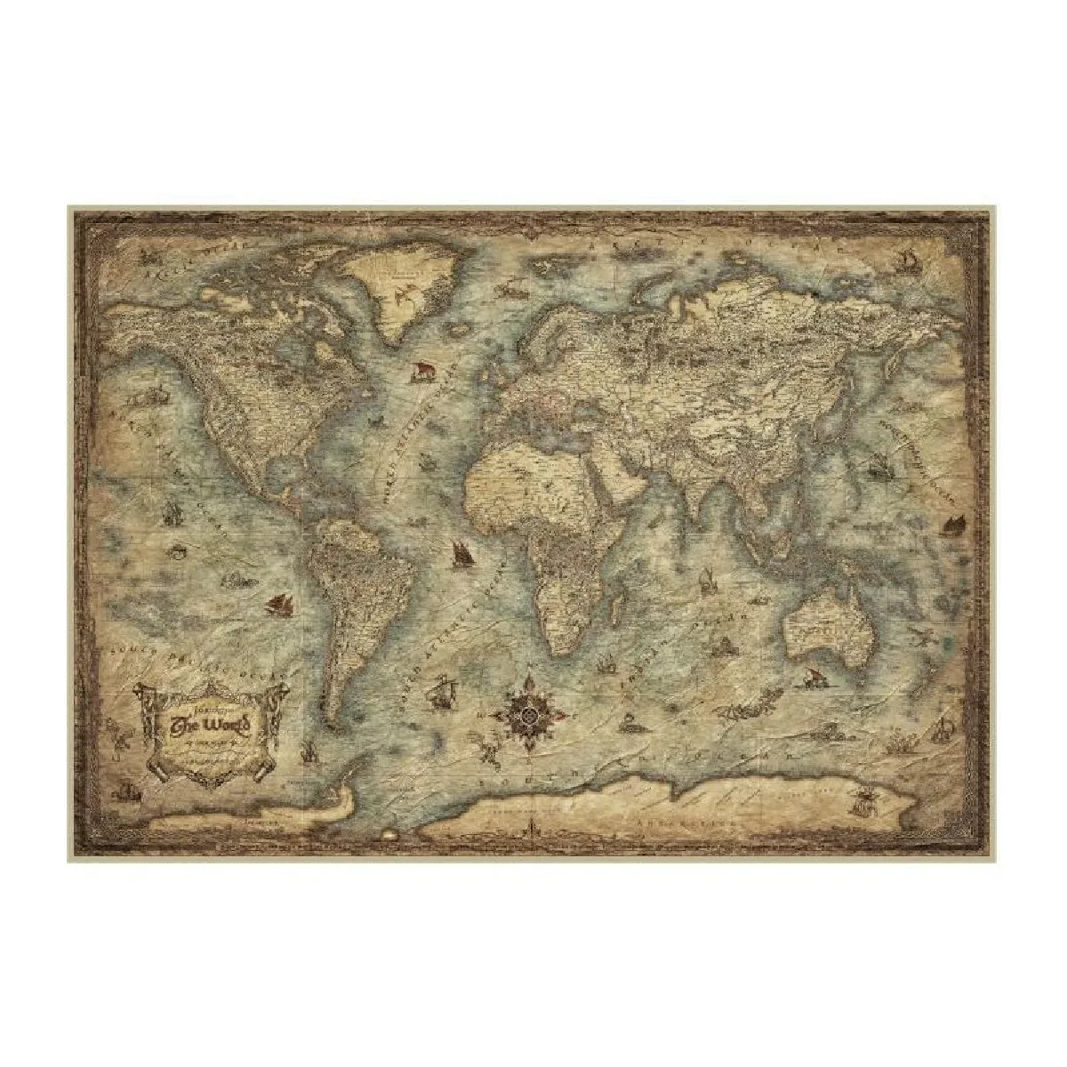Educa Borras Educa Puzzle Planisphère 3000 Pièces