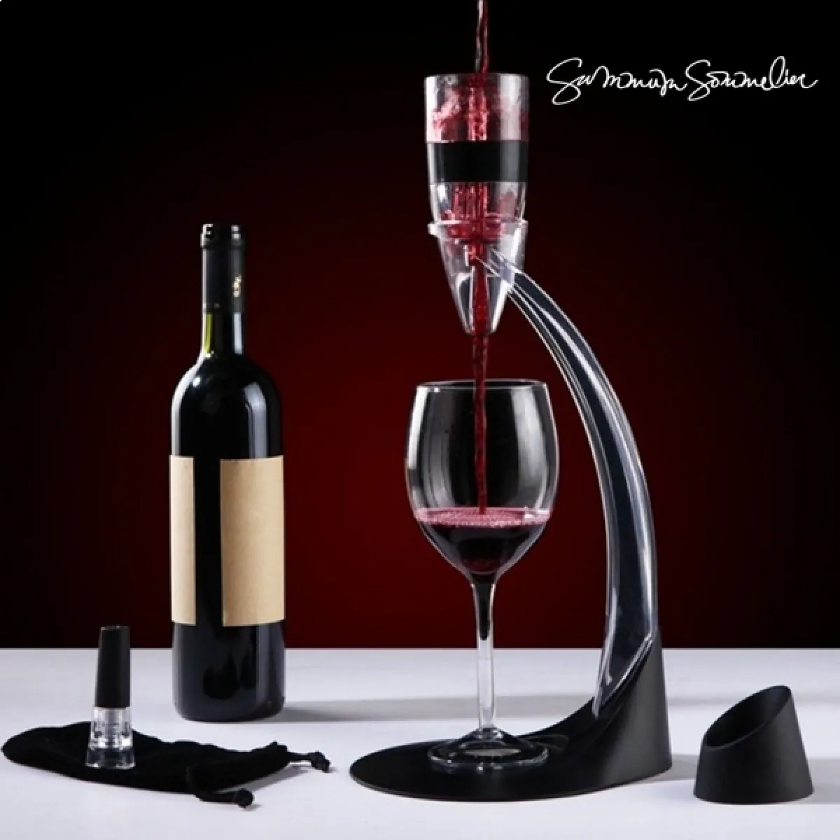 Totalcadeau Multi Aérateur De Vin Sur Pied - Image 2