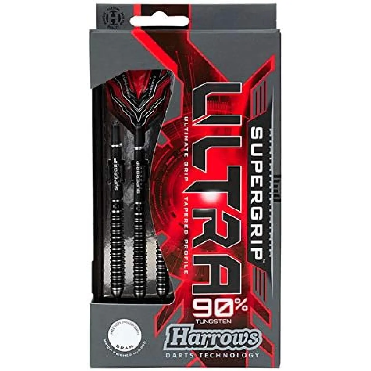 Harrows fléchettes Supergrip Ultra acier