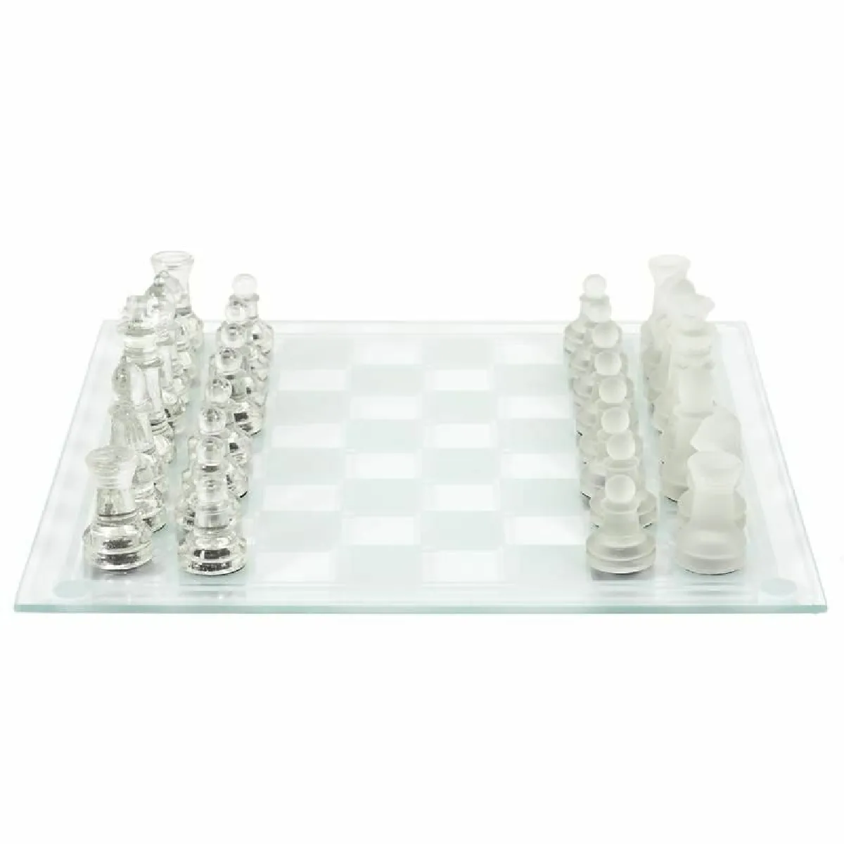 Non Communiqué Transparent Jeu D'echecs "Verre" 25Cm - Image 2