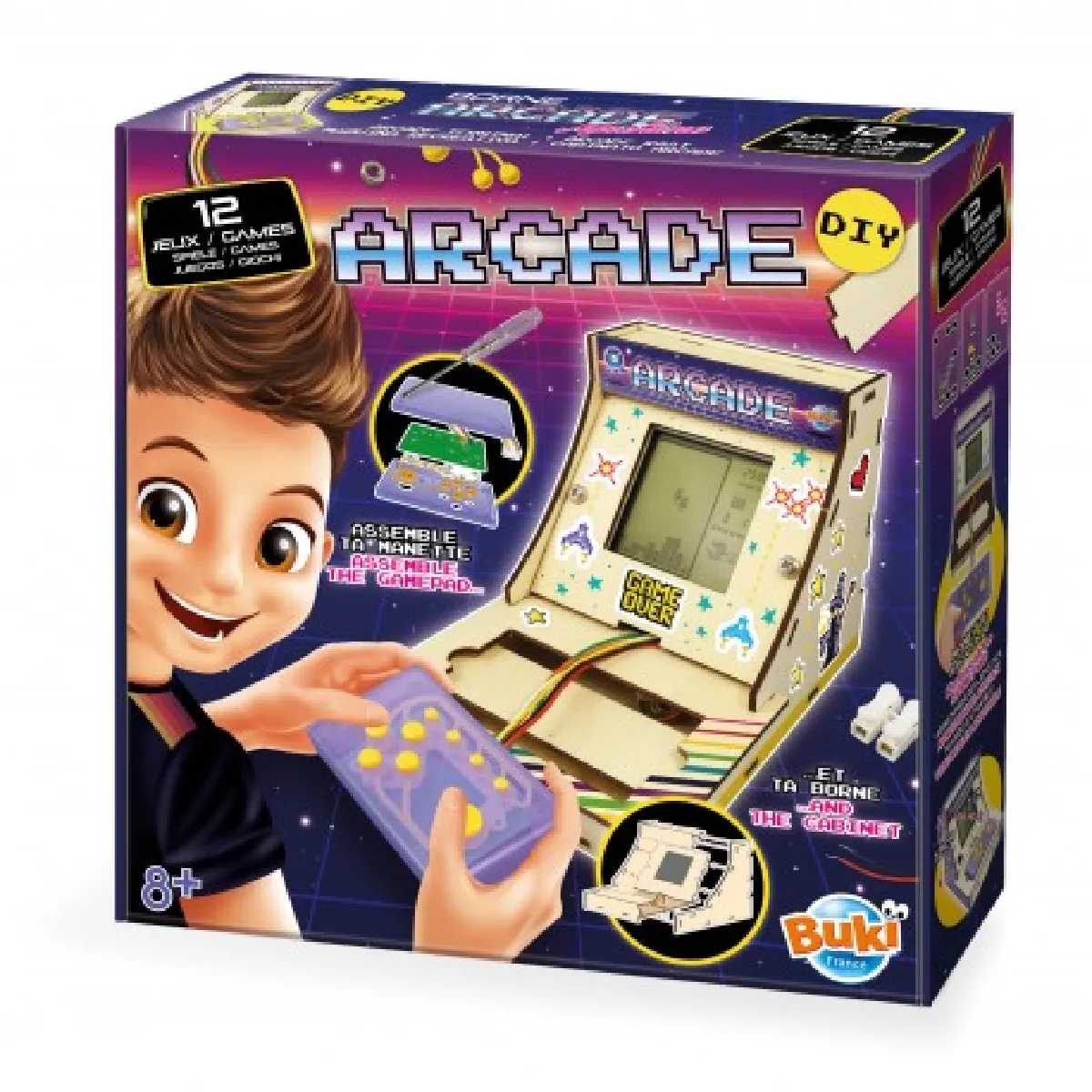 BUKI Borne d'arcade autocollants