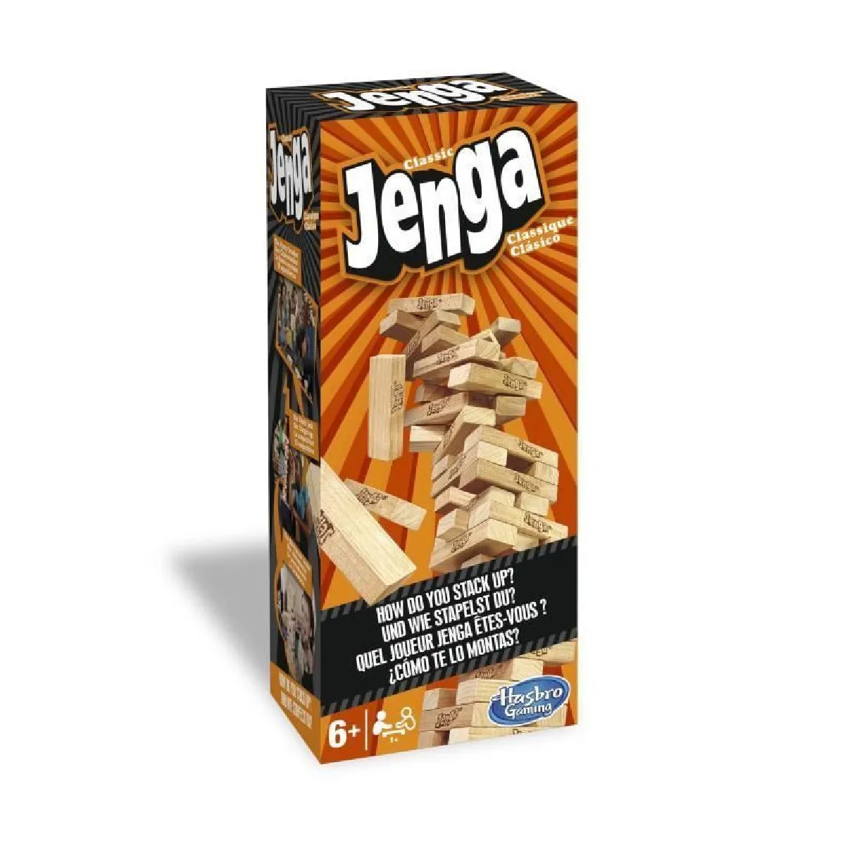 Jeu D'adresse Hasbro Jenga Classique – Jeu D'adresse Rustique - vue 6