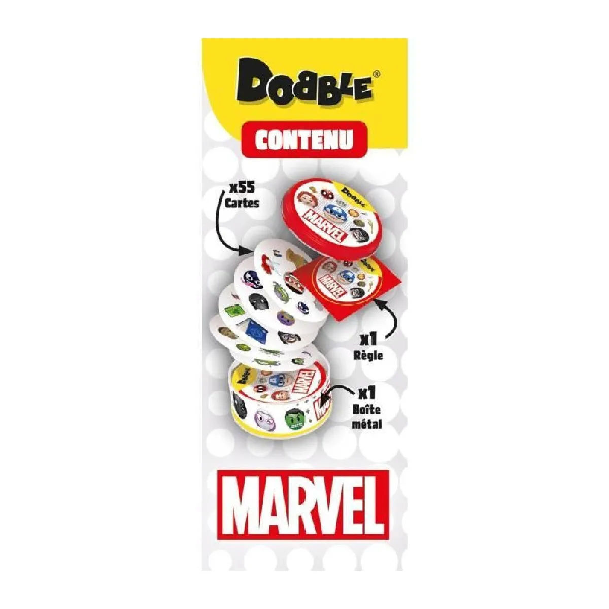 Asmodee Dobble Marvel Emoji