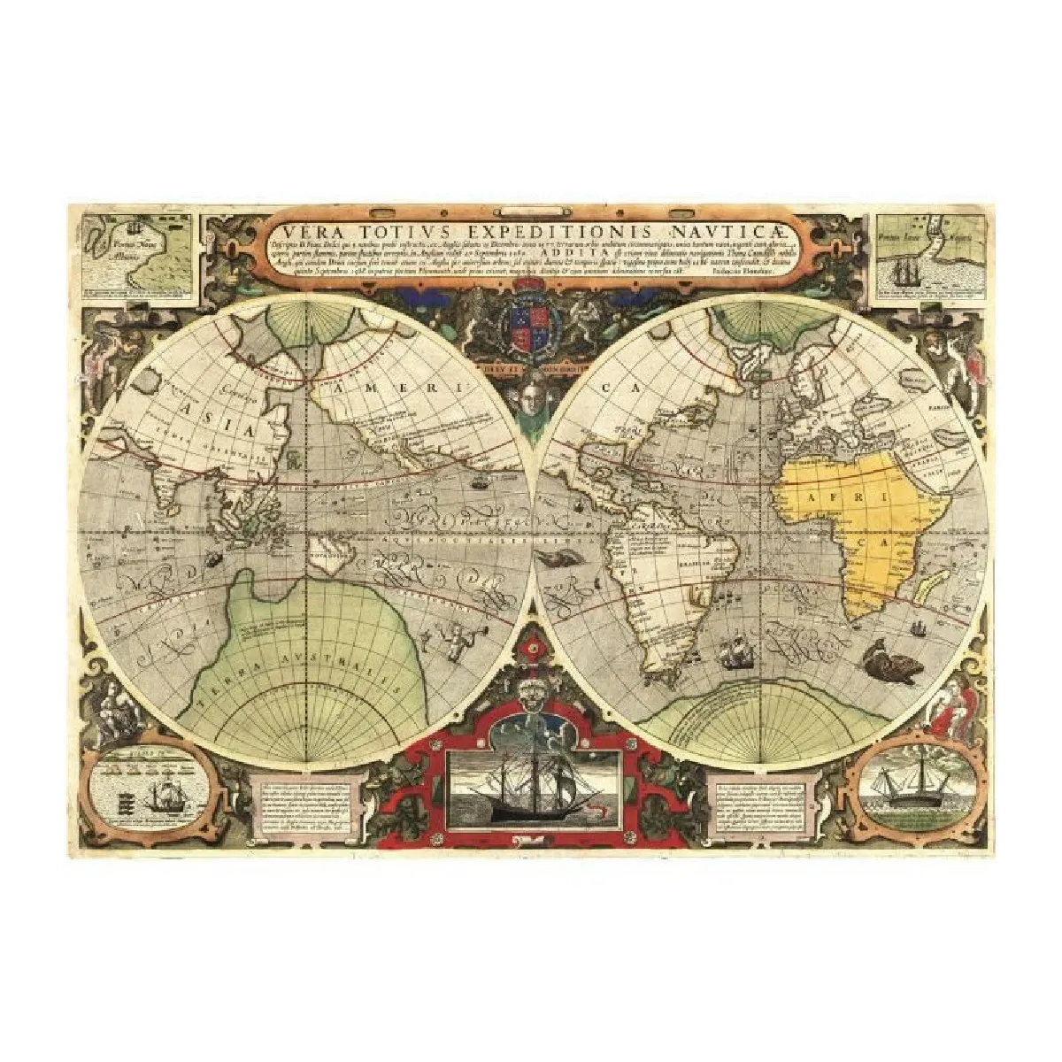 Clementoni 36526 Collection Old Map 6000 pièces Puzzle pour Adulte