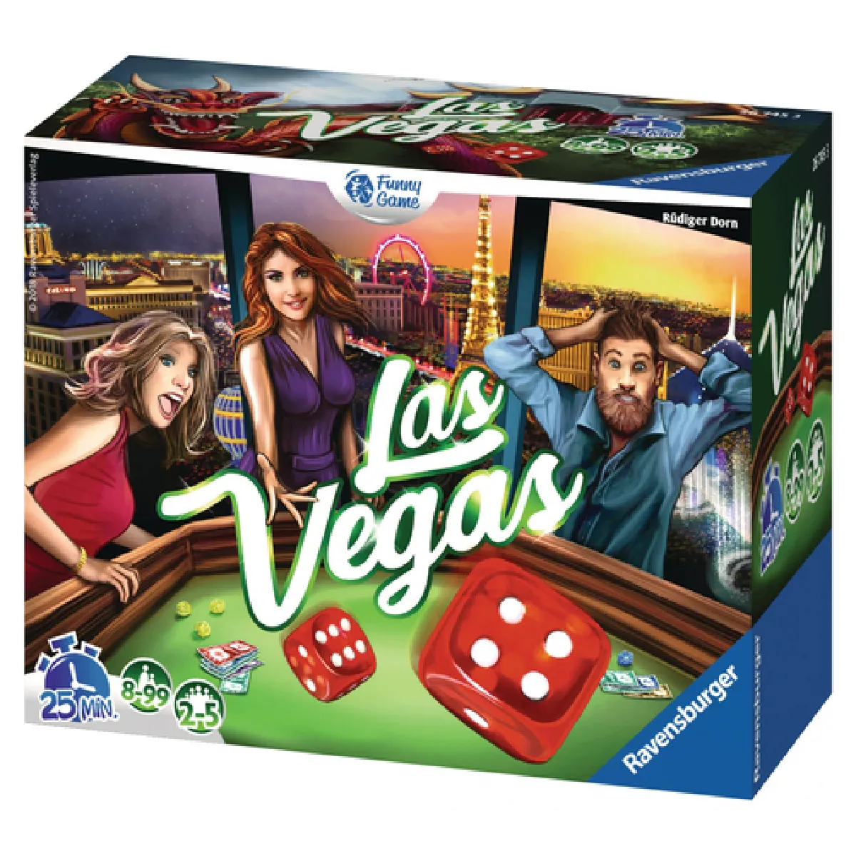 Jeu de Société Las Vegas Ravensburger 4005556260089 – Stratégie et Fun - vue 4