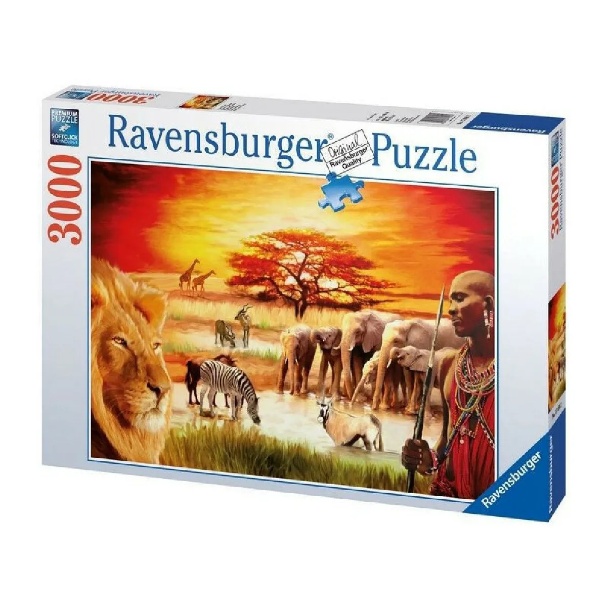 Puzzle 3000 pièces : La fierté du Massaï Ravensburger France - vue 2