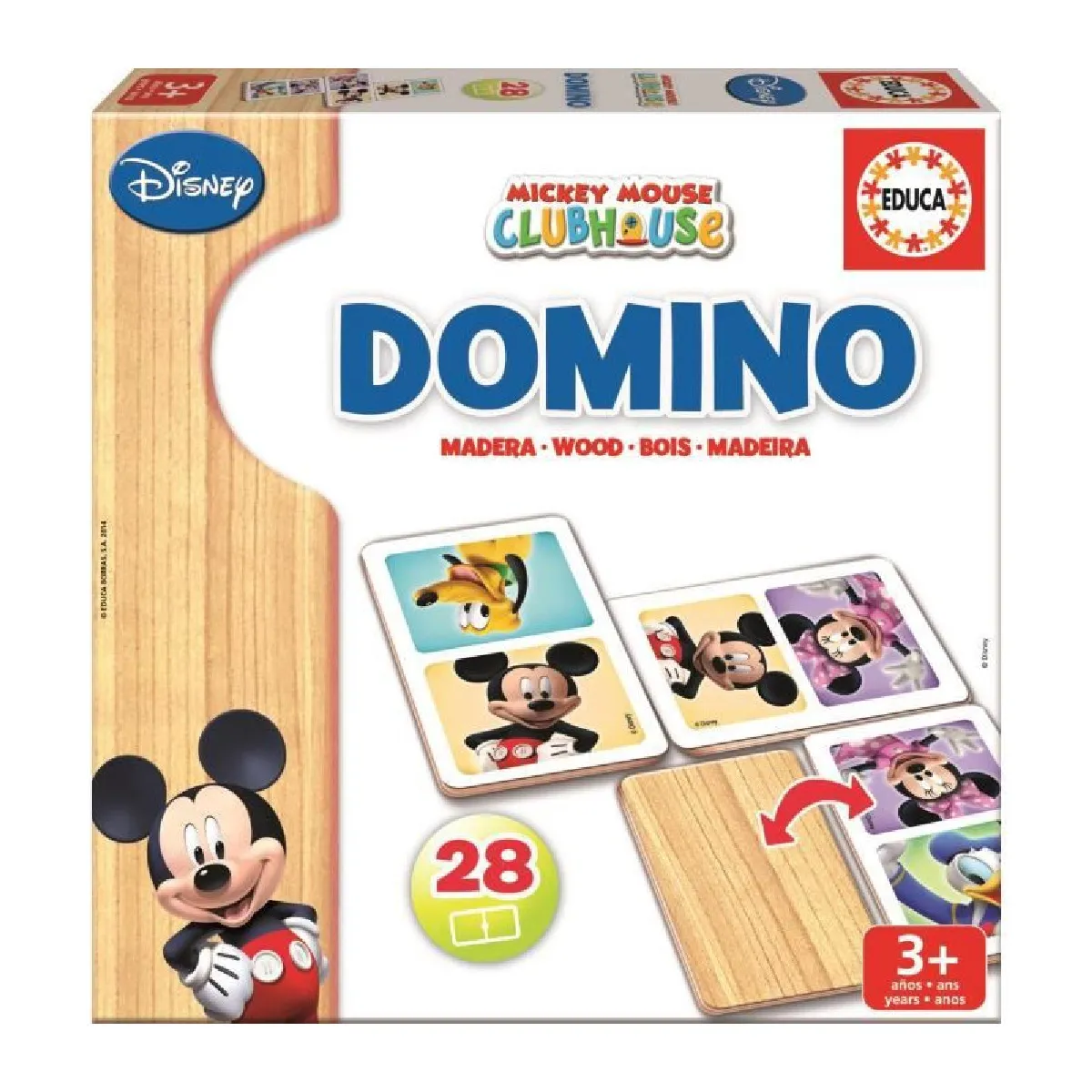 Educa Borras Educa Domino Bois Mickey