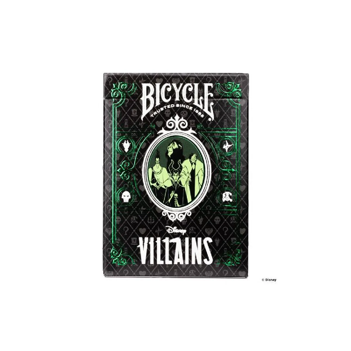 Bicycle Cards Vert/Violet Bicycle Disney Villains Et