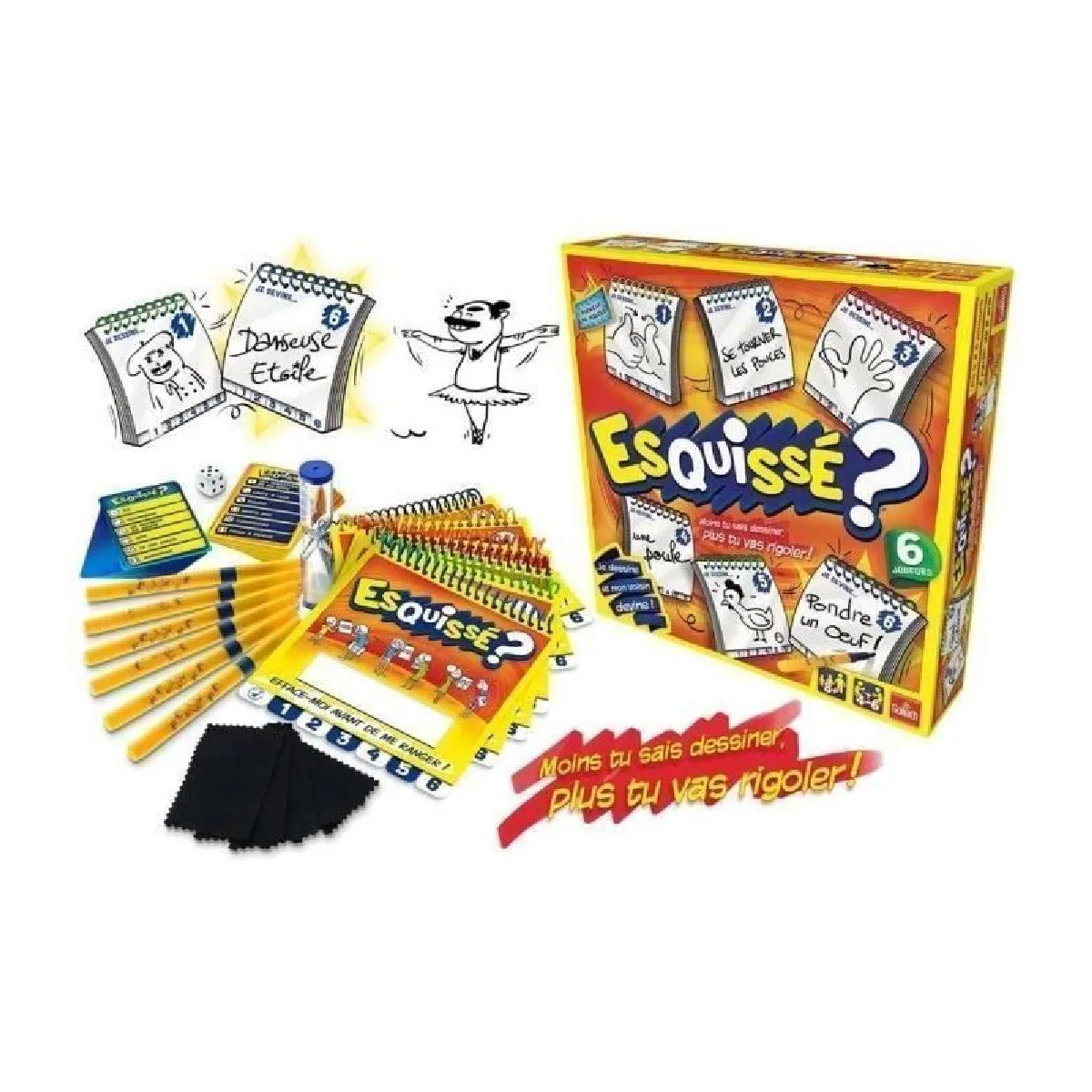 Goliath Rouge Esquissé - Jeu D'ambiance Créatif Pour 4 À 6 Joueurs - Neuf - Image 4