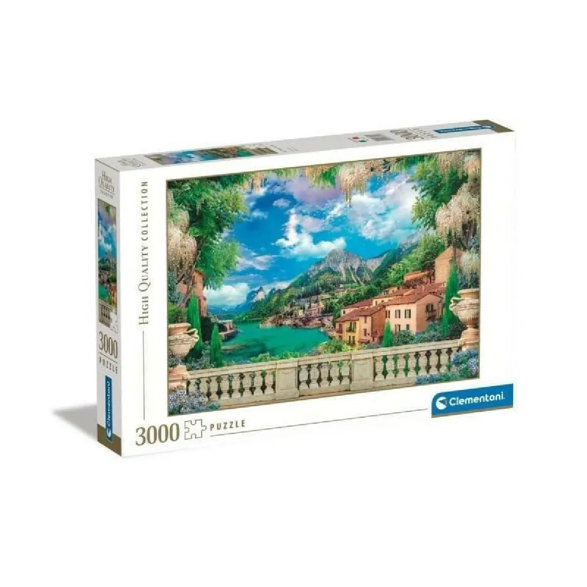 Puzzle 3000 pièces : Terrasse luxuriante sur le lac Clementoni Puzzles - vue 2