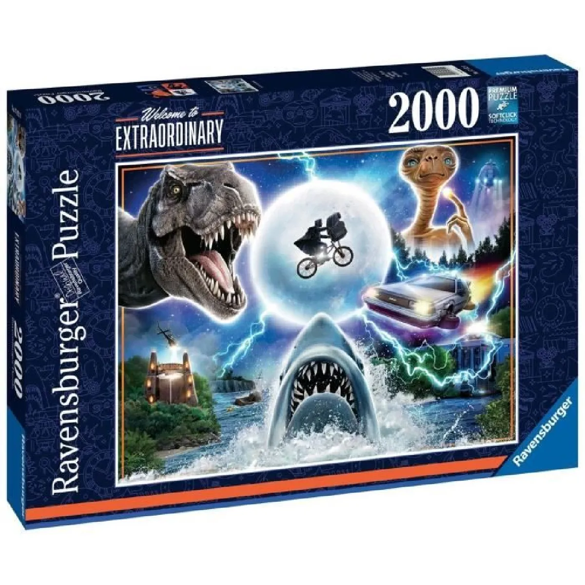 Puzzle 2000 pièces : Les Films Cultes D'Universal Ravensburger France