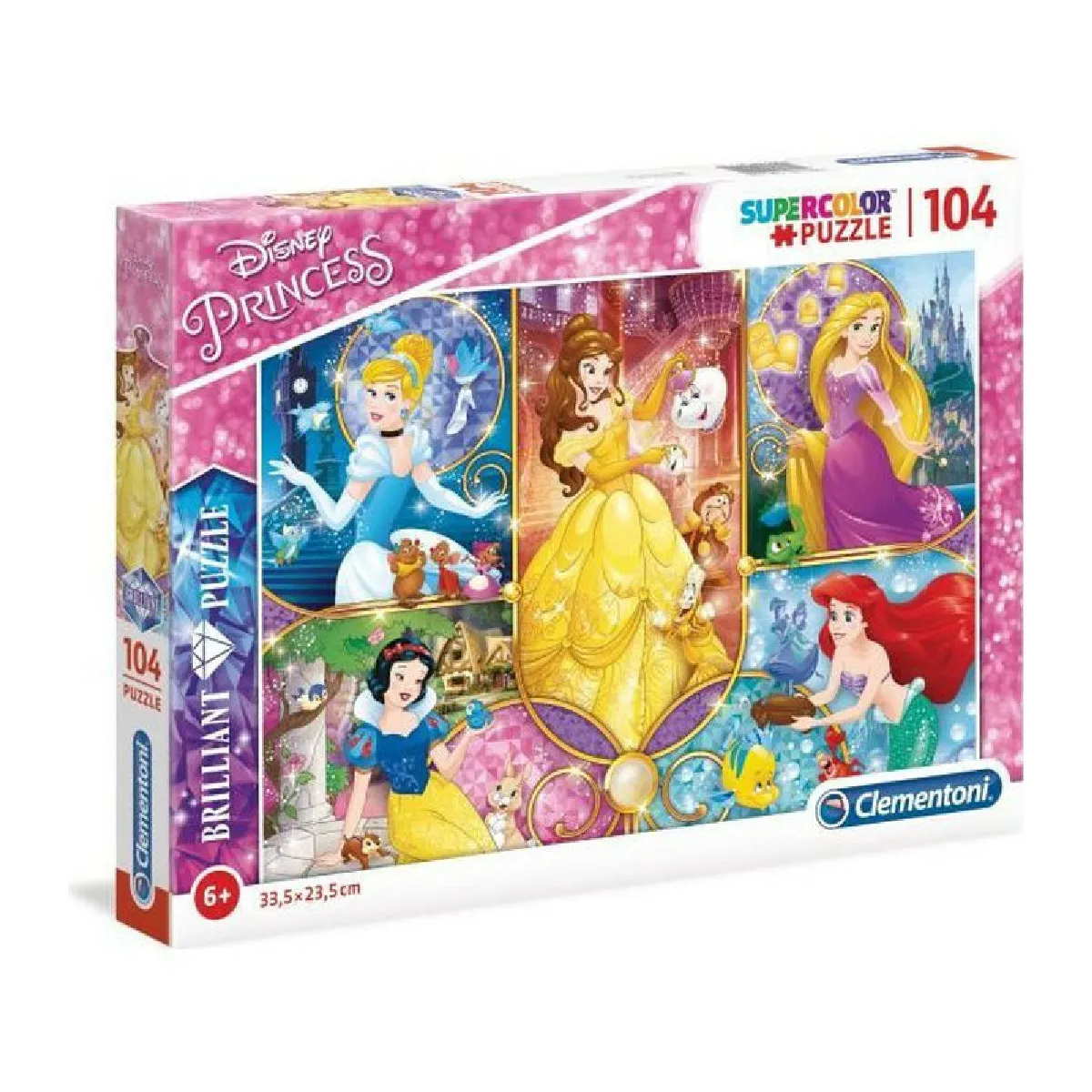 Clementoni Princess Puzzle 104 pièces