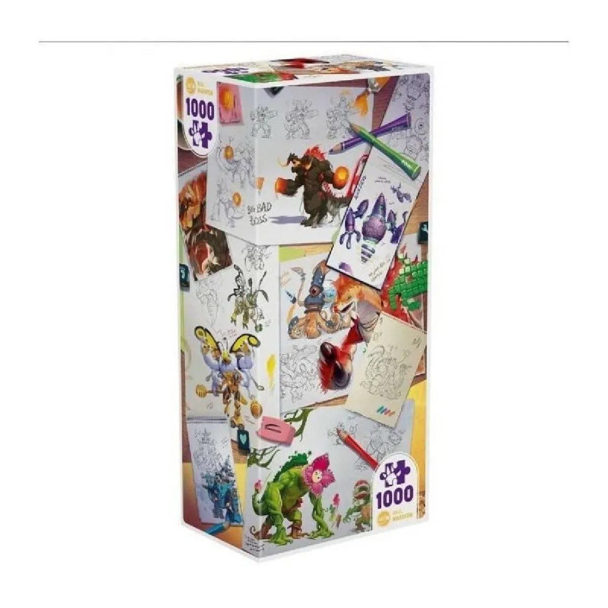 Iello Puzzle 1000 pièces Making of Monsters