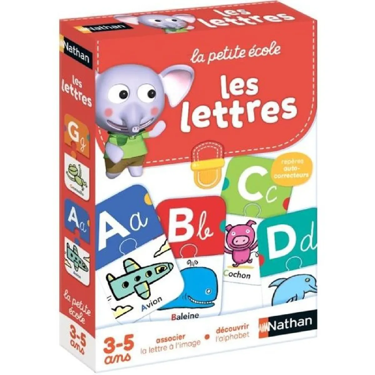 Diset Rouge Jeux Éducatifs Petite École Les Lettres - Image 4