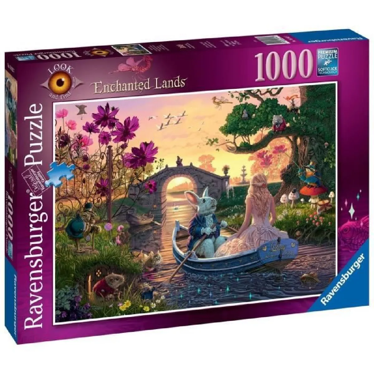 Puzzle 1000 pièces : Le pays des merveilles Ravensburger France - vue 8