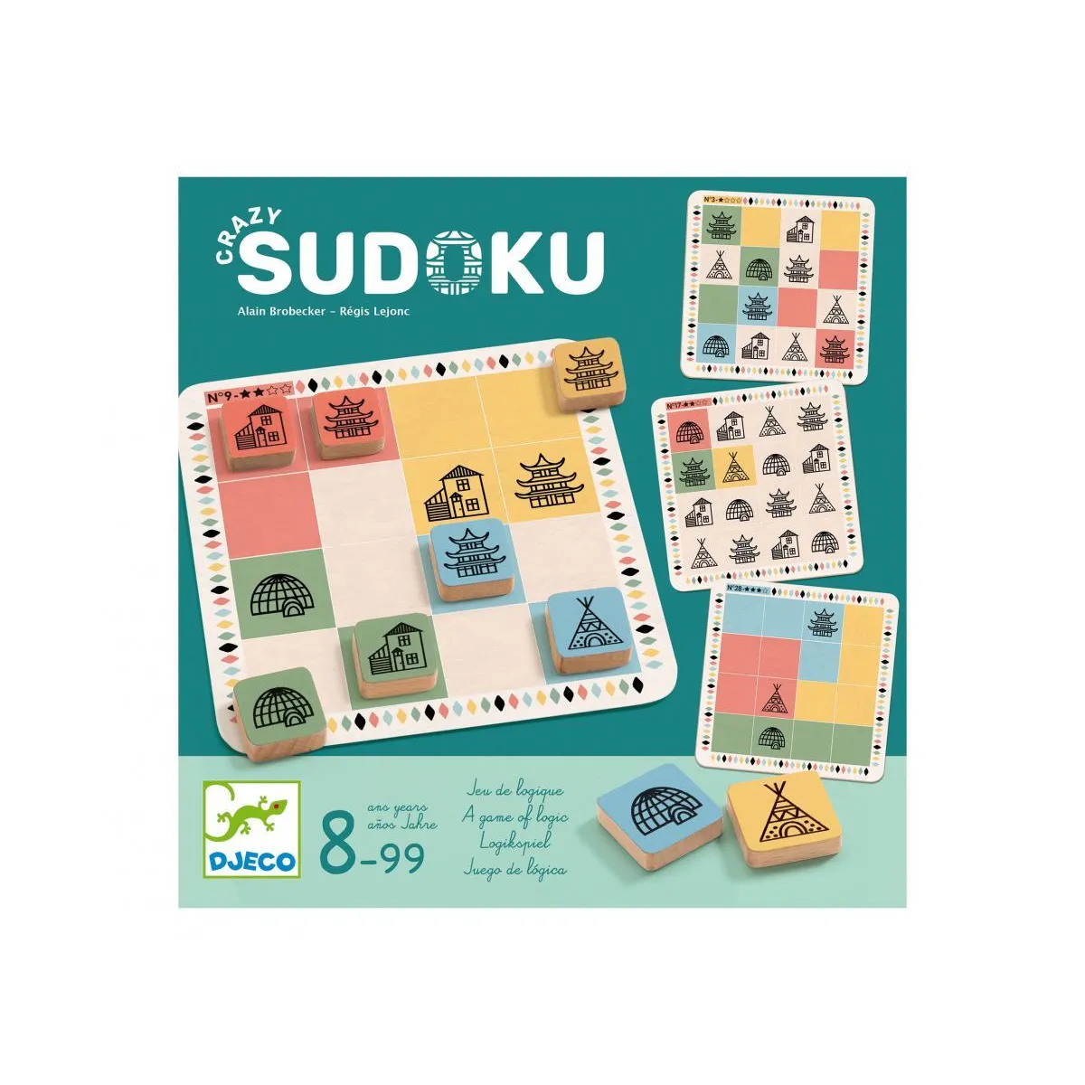 Djeco Unisex Multicolore - Crazy Sudoku - Smallable - Image 3