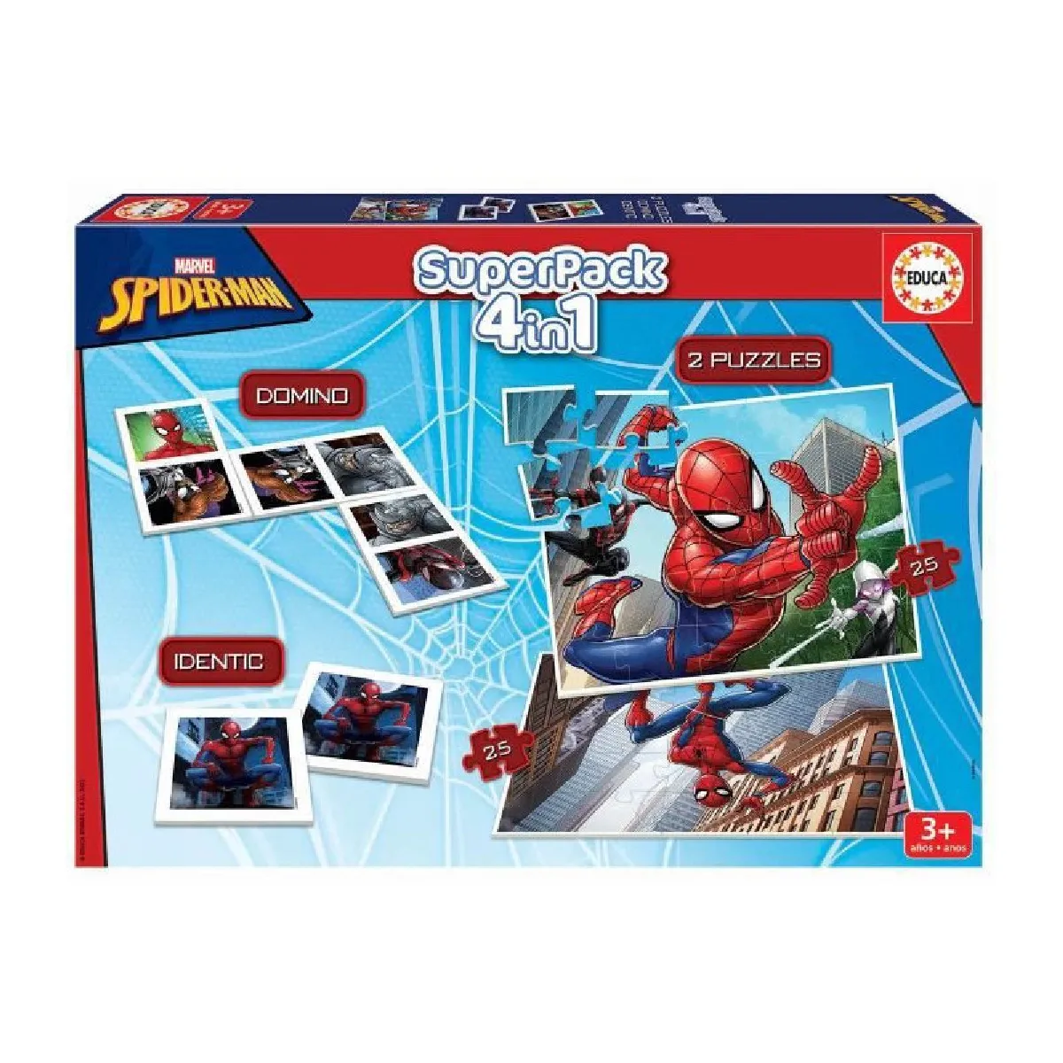 Educa Puzzle Superpack Spiderman - Image 2