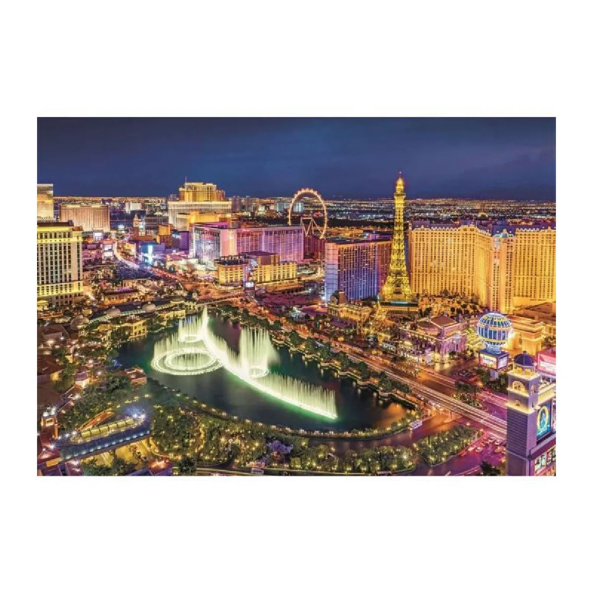 Puzzle 6000 pièces : Las Vegas Clementoni Puzzles - vue 2