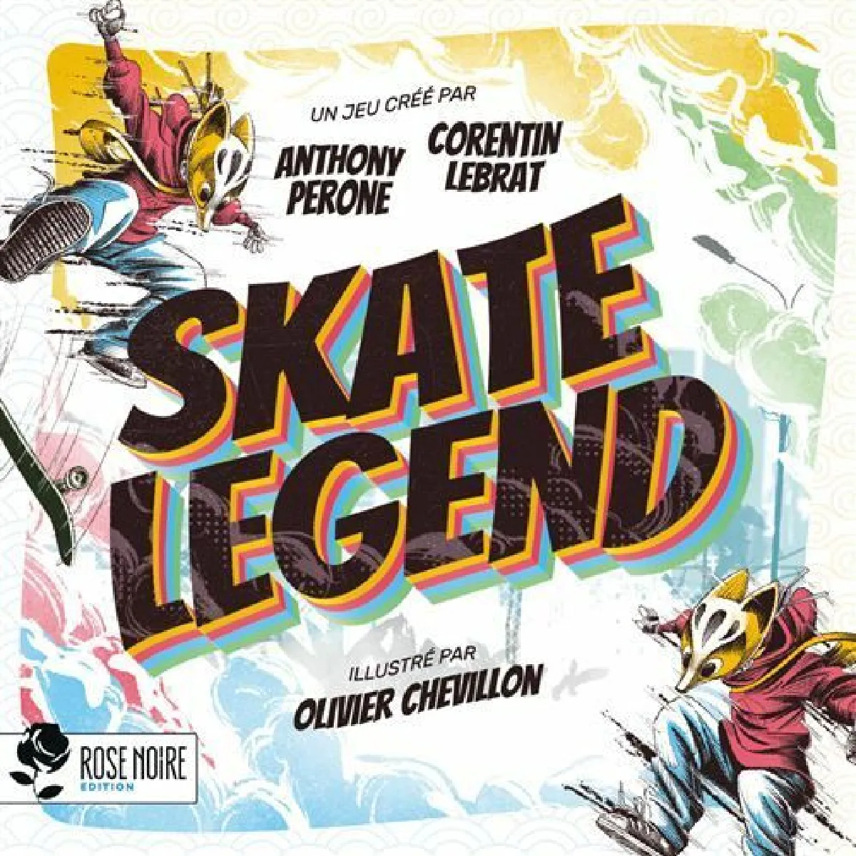 Jeu d'Ambiance Rose Noir Edition Skate Legend