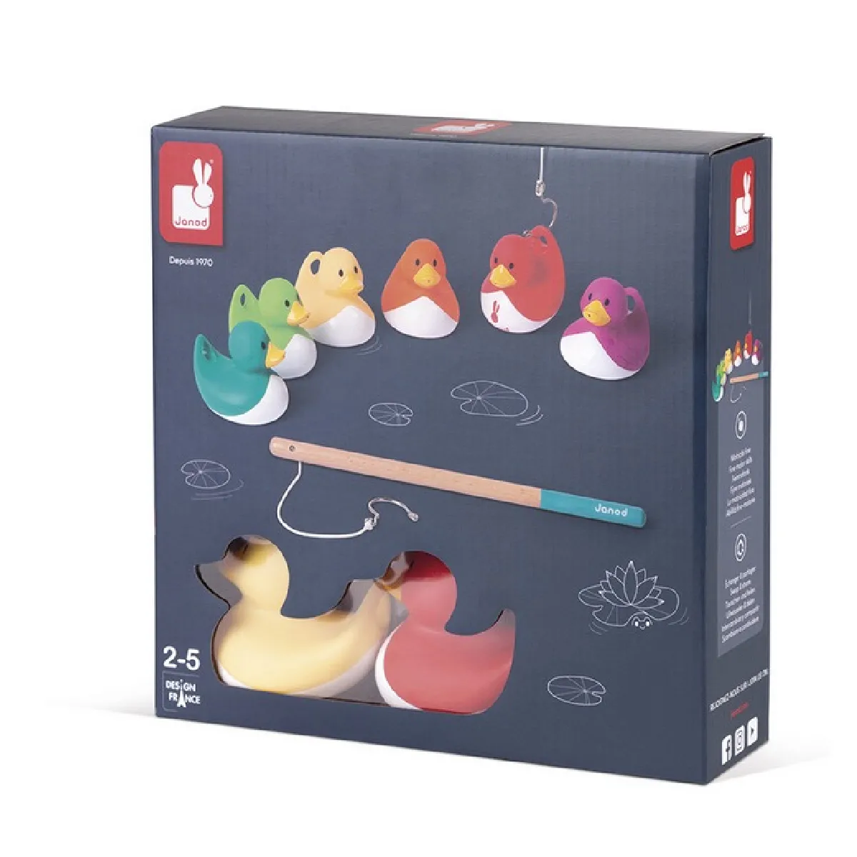 Juratoys-Janod Janod Ducky Pêche À La Ligne