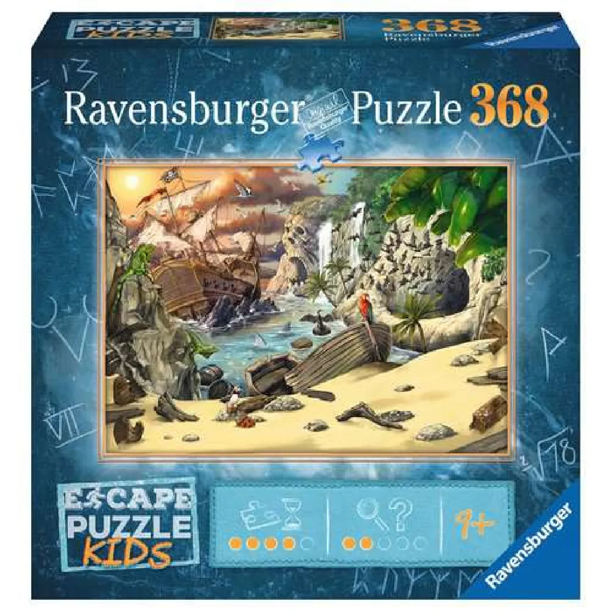 Escape puzzle Kids 368 pièces : 'aventure des pirates Ravensburger France