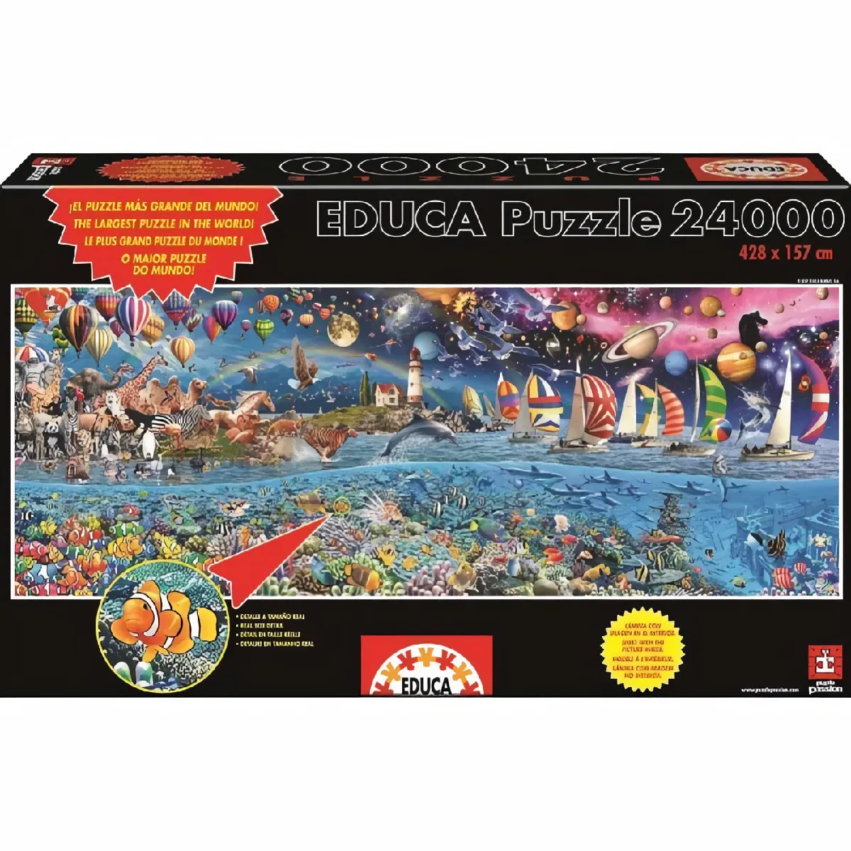 Educa puzzle géant La Vie - 24000 pièces