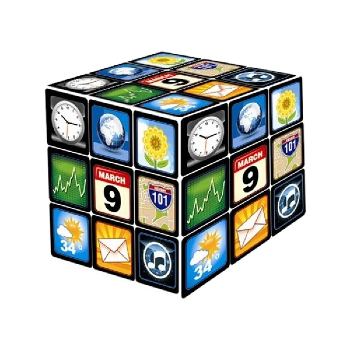 GENERIQUE - Cube Casse-tête Smartphone - Puzzle Magique - Jeu de Logique - Image 3