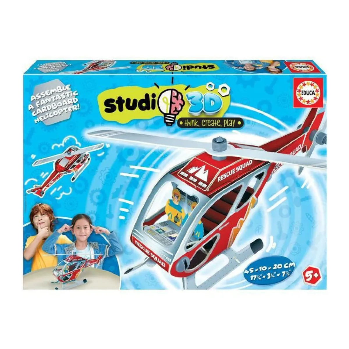 Educa Borras Educa Puzzle 3D Hélicoptère