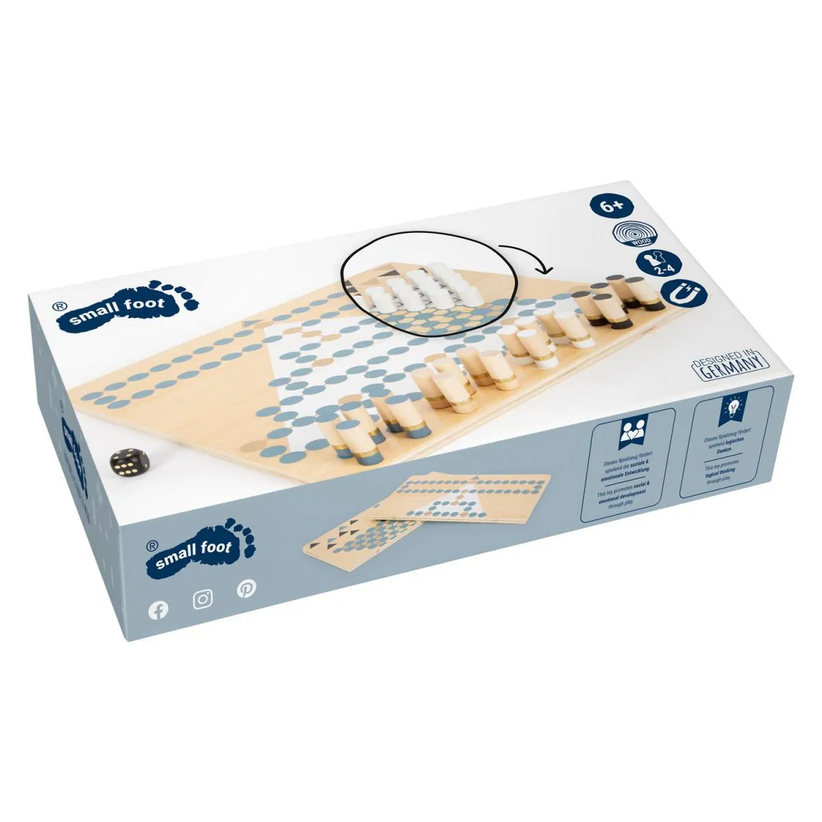 Non Communiqué Multicolore Coffret 2 Jeux : Barricade Et Halma - Image 3