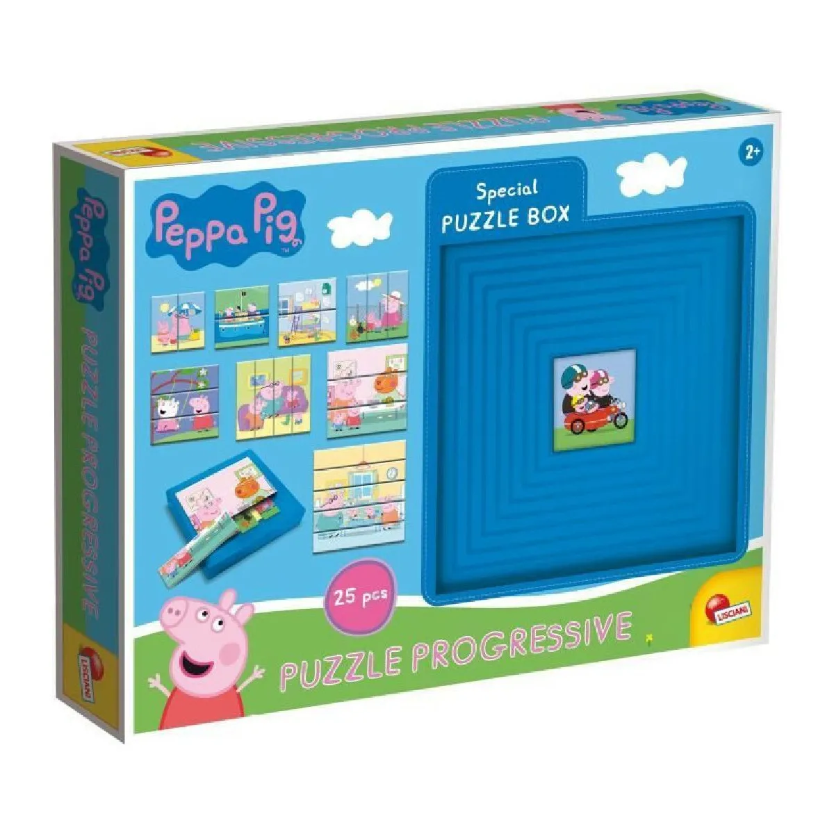Lisciani giochi puzzles progressifs Peppa Pig